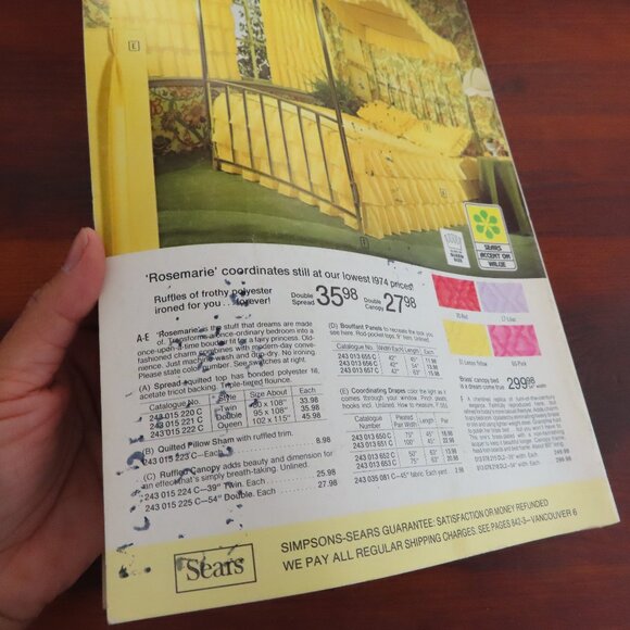 Sears Department Store Spring/Summer 1975 Catalog - Picture 16 of 16